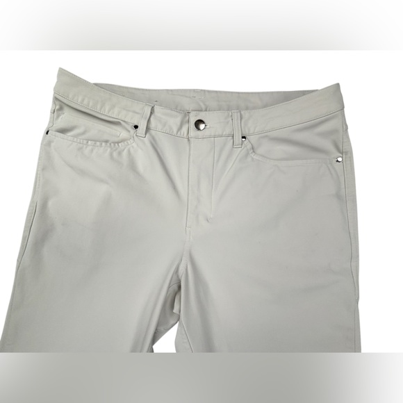 Lululemon | ABC Slim-Fit Pant Warpstreme | Bone | 34 | Excellent condition - Picture 3 of 7